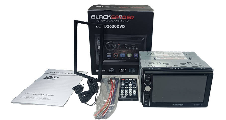 Blackspider BSDD2630DVD 2Din CD DVD BT AUX Radio