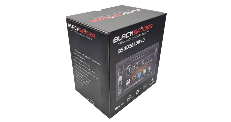 Blackspider BSDD2640DVD 2Din CD DVD BT AUX USB Radio