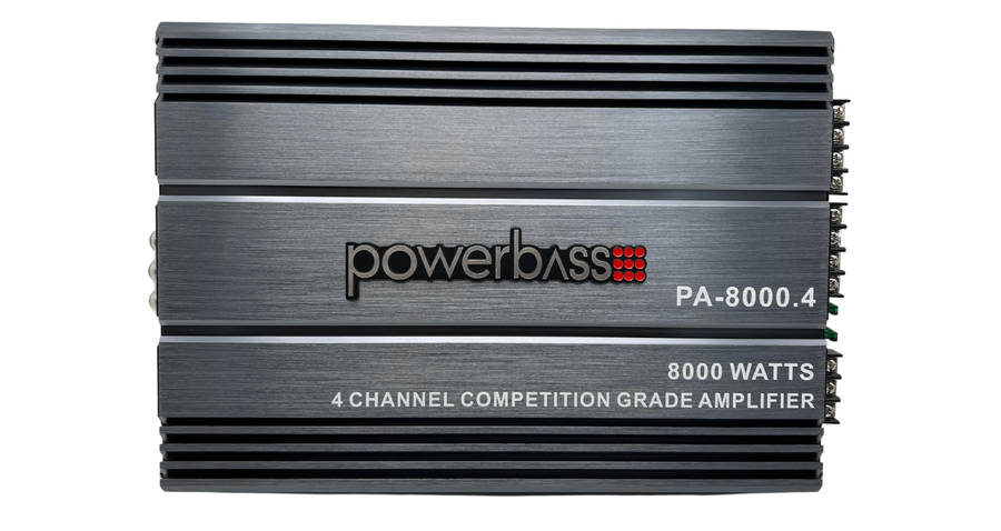 PowerBass PA8000.4 8000W 4 Channel Amplifier
