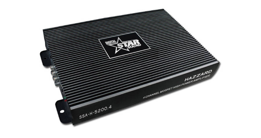 Starsound Hazard SSA-H-5200.4 5200W 4 Channel Amplifier