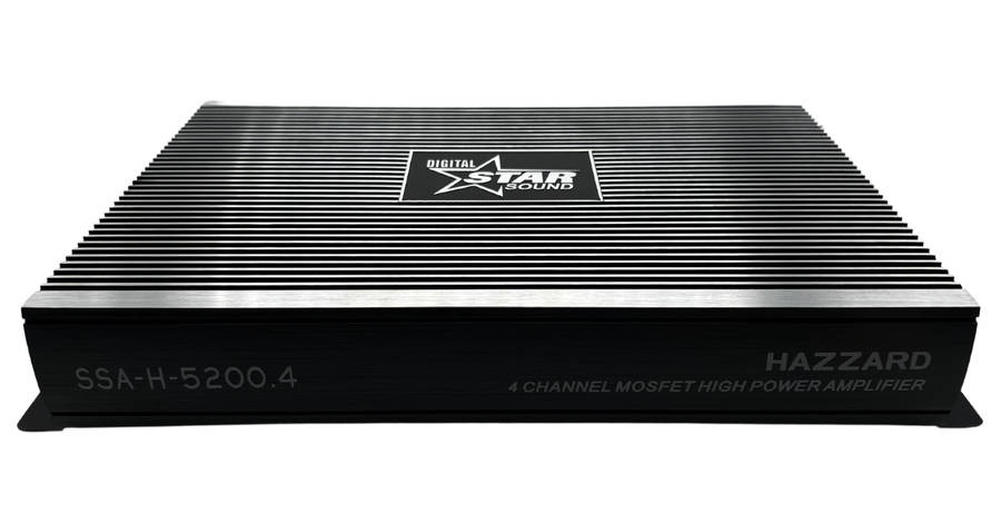 Starsound Hazard SSA-H-5200.4 5200W 4 Channel Amplifier