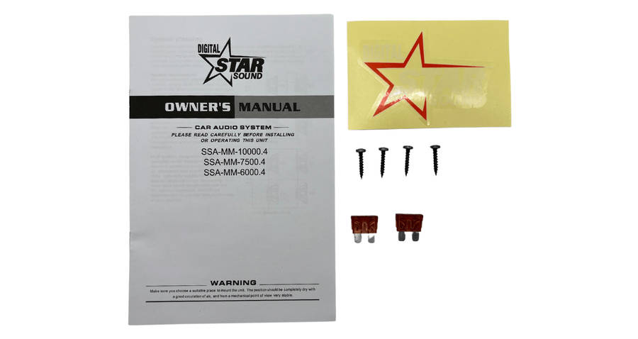 Starsound Hazard SSA-H-5200.4 5200W 4 Channel Amplifier
