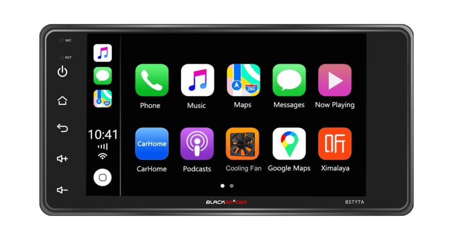 Blackspider Bsty7a Toyota 7inch Apple Carplay Android Auto Radio