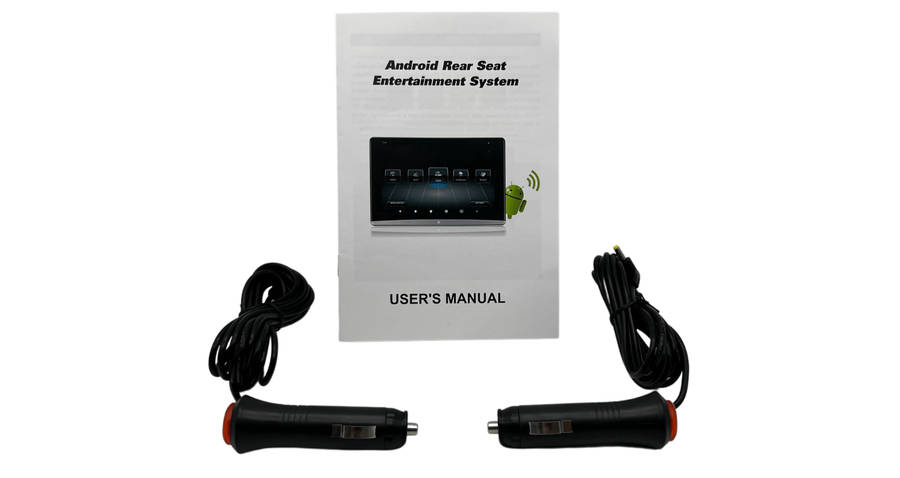 Blackspider 10" Android 4K Headrest HDMI USB 3G + 16G