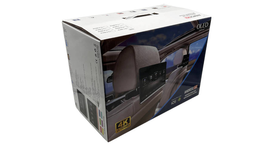Blackspider 10" Android 4K Headrest HDMI USB 3G + 16G