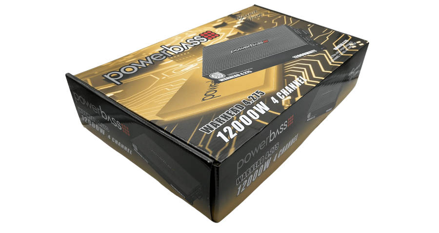Powerbass Warhead4.275 12000W 4 Channel Amplifier