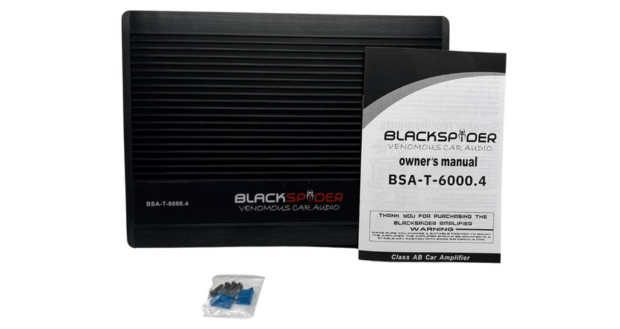 Blackspider Tarantula 6000W 4 Channel Amplifier