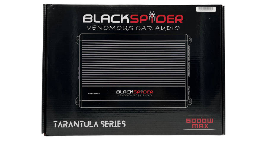 Blackspider Tarantula 6000W 4 Channel Amplifier