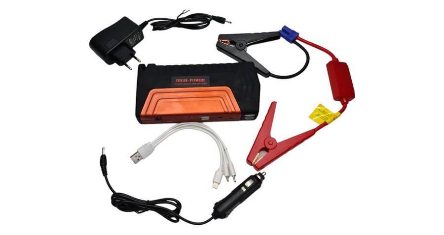 Emergency Light + Jump Start Power Supply with 2USB Port