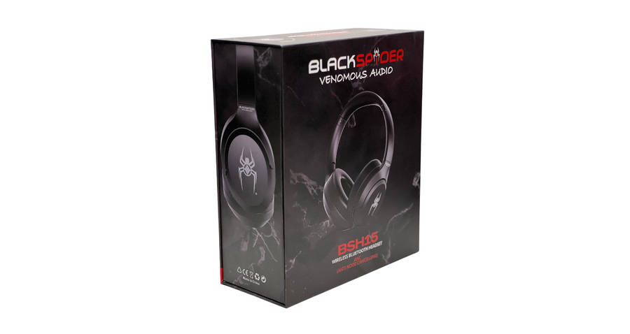 Blackspider BSH15 ANC Active Noise Cancelling Bluetooth Headphones