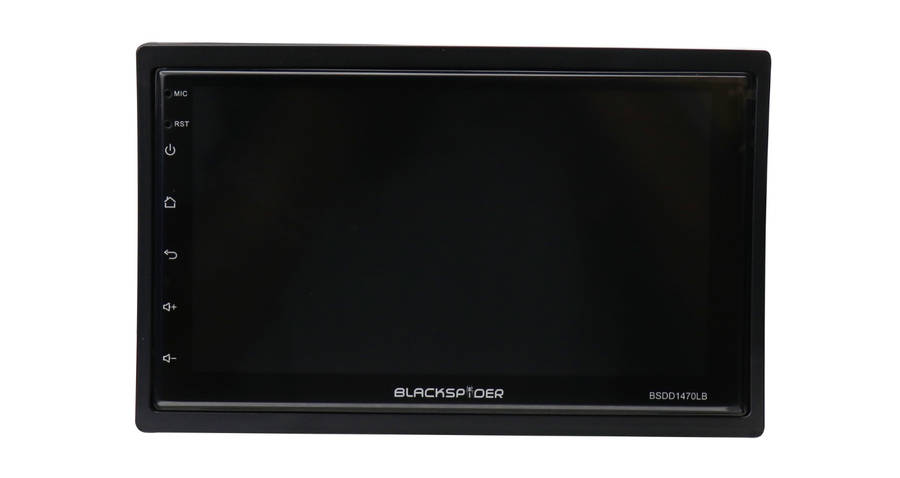 BlackSpider BSDD1470LB 2Din Wireless Apple CarPlay Android Auto Radio Long Base