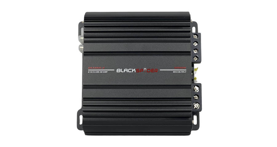 BlackSpider BSAR60.2 Rogue Series 6000W 2 Channel Amplifier