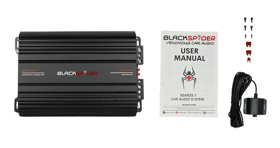 BlackSpider BSAR35.1 Rogue Series 35000W Monoblock Amplifier