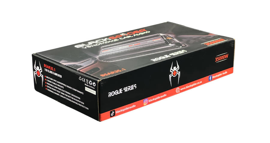 BlackSpider BSAR35.1 Rogue Series 35000W Monoblock Amplifier
