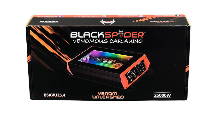 BlackSpider BSAVU25.4 Venom Unleashed 25000W 4 Channel Amplifier