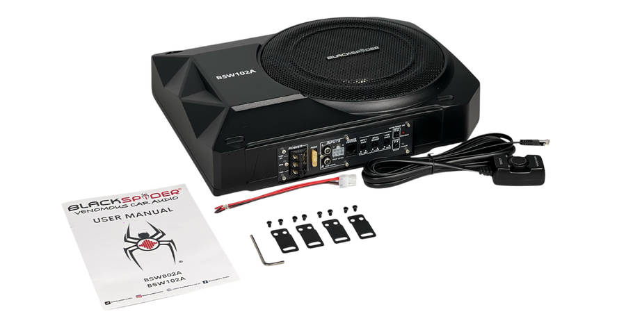 BlackSpider BSW102A 10" 12000W Active Subwoofer