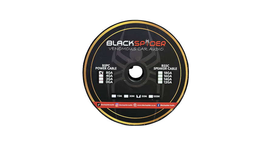 Blackspider Bspc-8G 8 Gauge 50M Power Cable