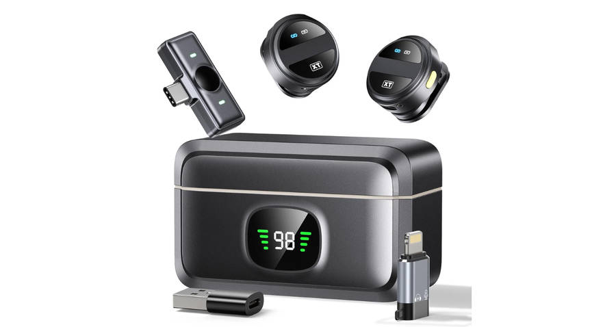 Wireless Lavalier Dual Microphone System M34