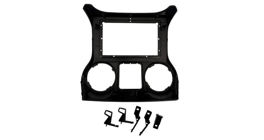Jeep Wrangler Rubicon 10.1" Trimplate 2011-14 with SWC Canbus and Harness
