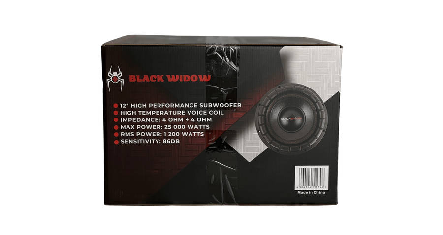 BlackSpider Black Widow BSW-BW12D4 12" 25000W DVC Subwoofer