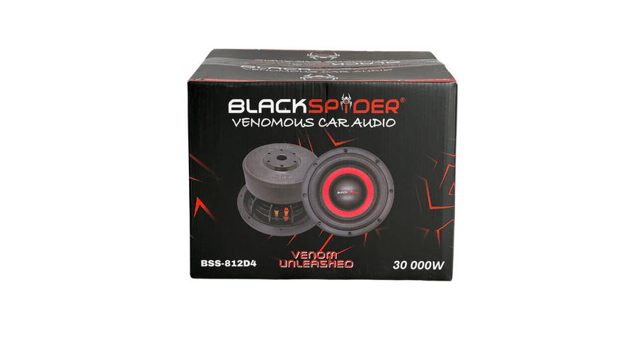 Blackspider Venom Unleashed BSS-812D4 8" 30000W Subwoofer