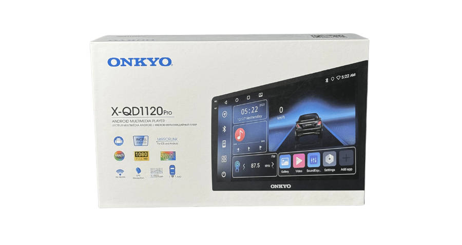 Onkyo X-QD1120T-A7Z 9" Apple CarPlay Android Auto Radio