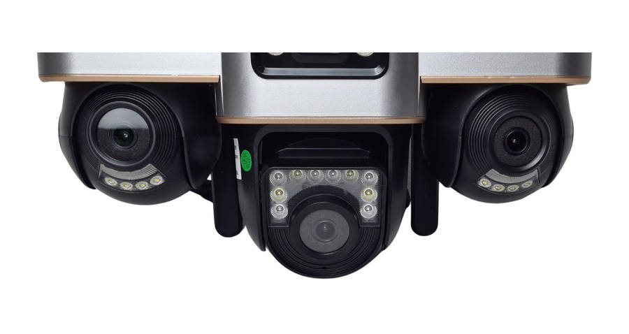 V380 Pro Triple Lens WiFi PTZ Security Camera