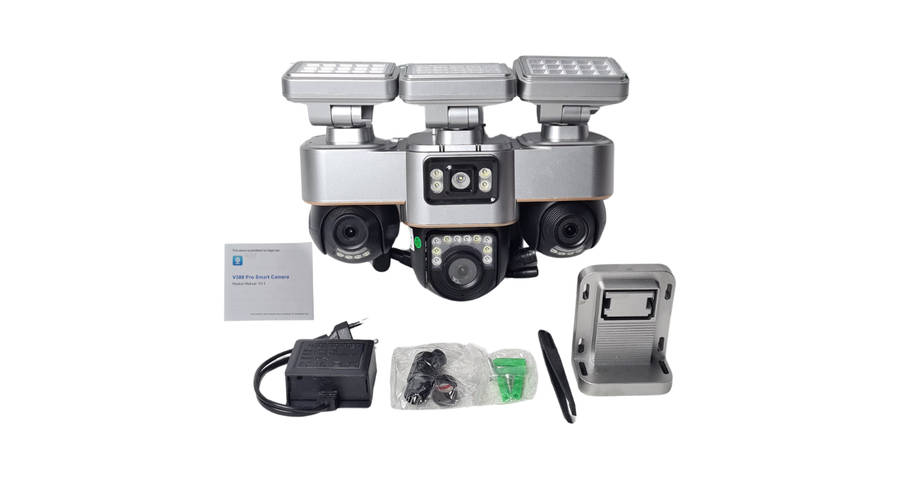 V380 Pro Triple Lens WiFi PTZ Security Camera