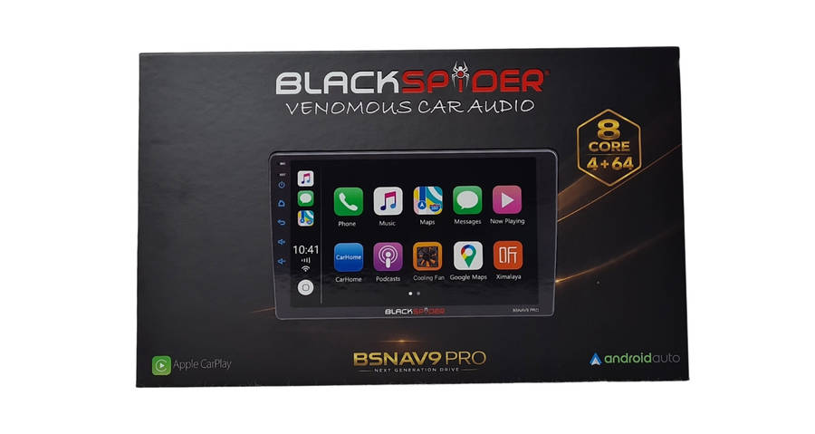 BlackSpider BSNAV9 PRO Apple Carplay Android Auto Radio