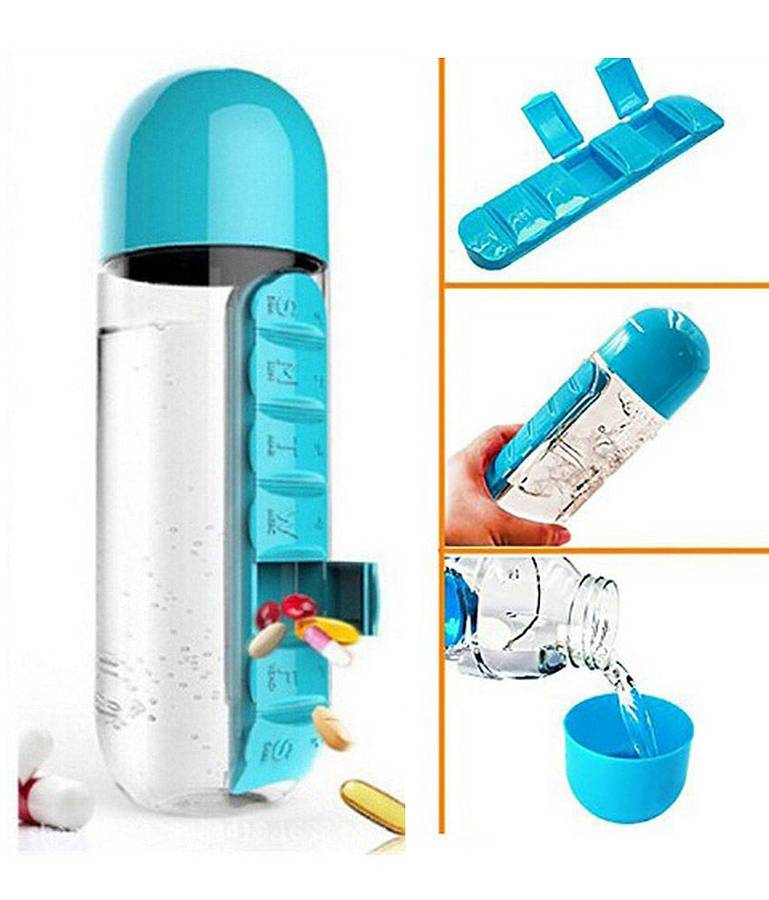 Image result for pill and vitamin organizer water bottle