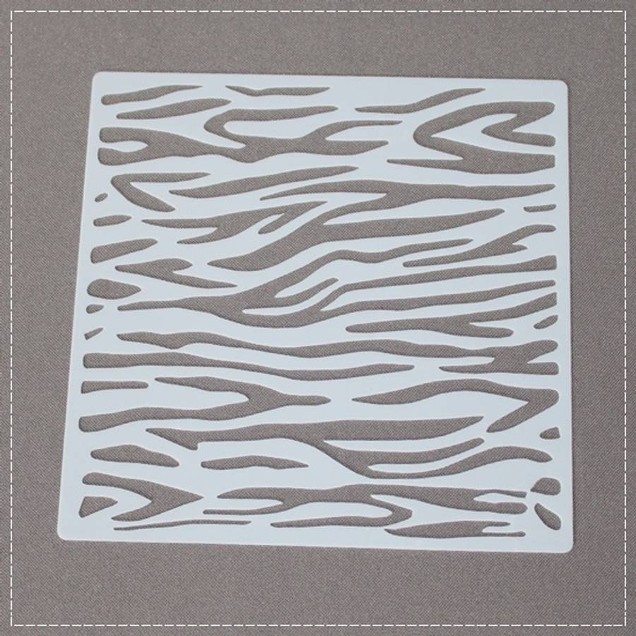 Zebra Pattern Stencil