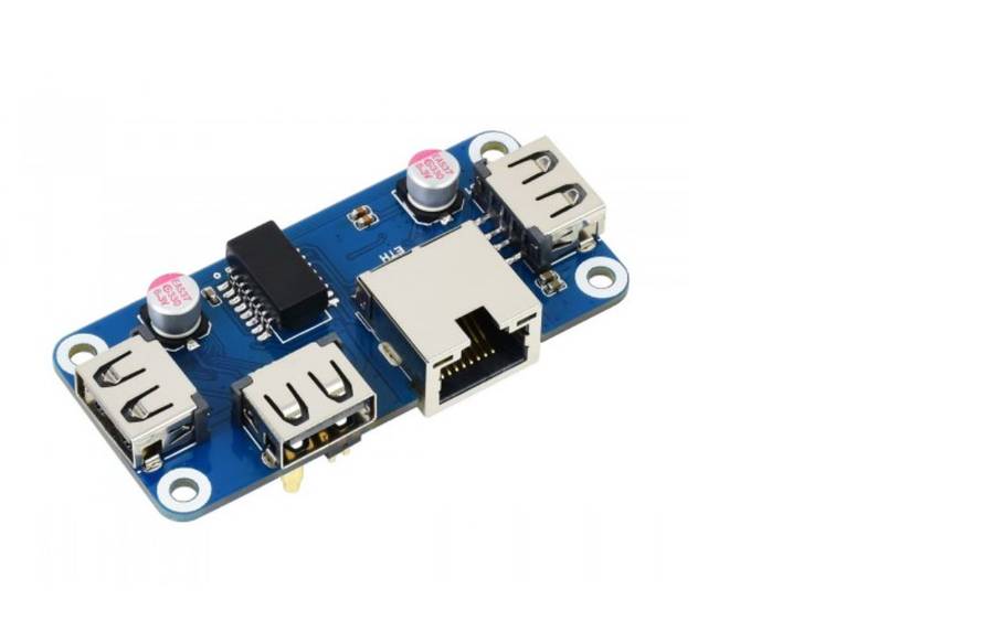 Ethernet / USB HUB HAT (B) for Raspberry Pi Series