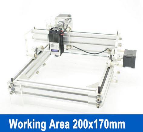 CNC Desktop DIY Laser Engraving Machine - 2500mw