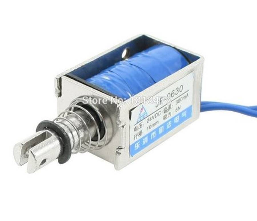 Push Pull Solenoid Electric Magnet - DC24V 300MA 10mm 6N