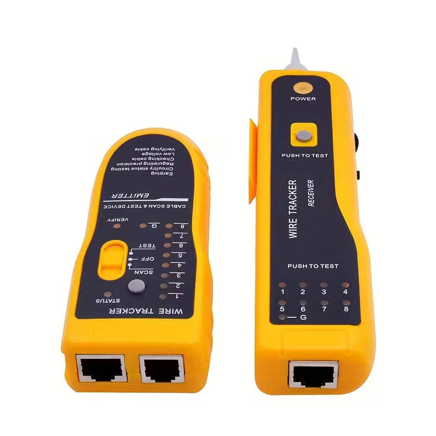 Network Cable Tester & Tracker | Cat5 Cat6 RJ11 RJ45 | LAN Ethernet Wire Toner & Line Finder