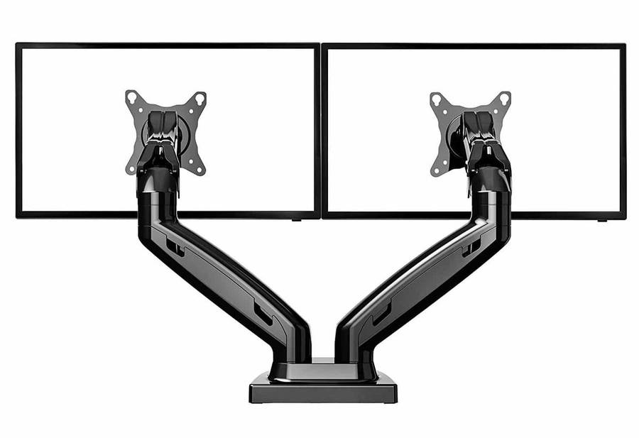 North Bayou Desktop Mount for 2 Screens(F160) - 17" - 27"