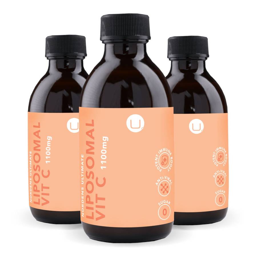 Liposomal Vitamin C - Nordens Ultimate Immune Booster - 1100mg per dose (3 pack)