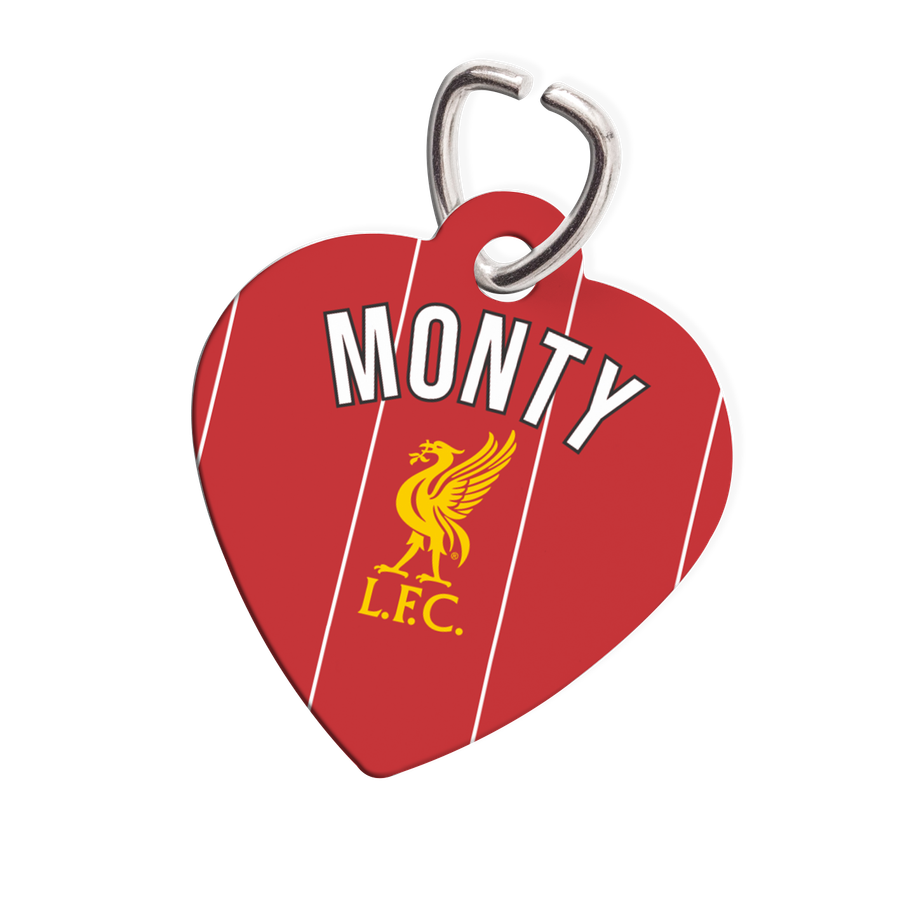 Personalised Pet ID Tag-Liverpool Yellow