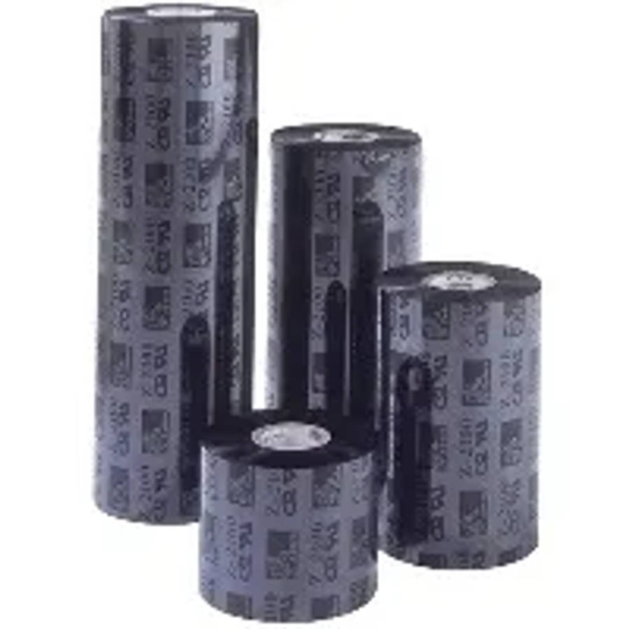 High Performance Zebra Resin Ribbon - 110mm x 450m, 25mm Core