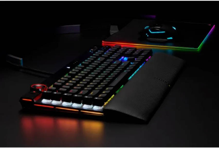 Corsair K100 RGB Mechanical Wired Keyboard - Black