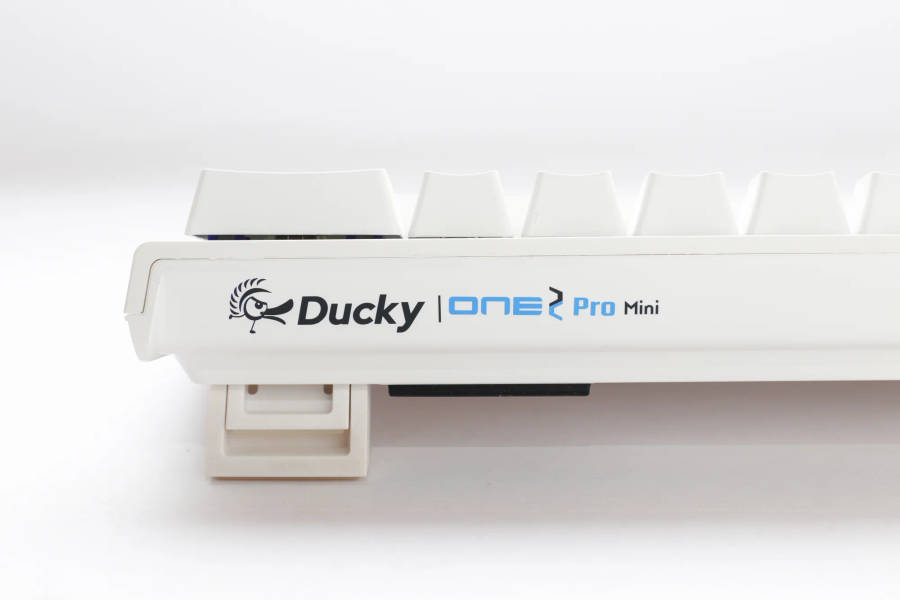 Ducky One 2 Pro Keyboard - 60% in White with Cherry Red Switches