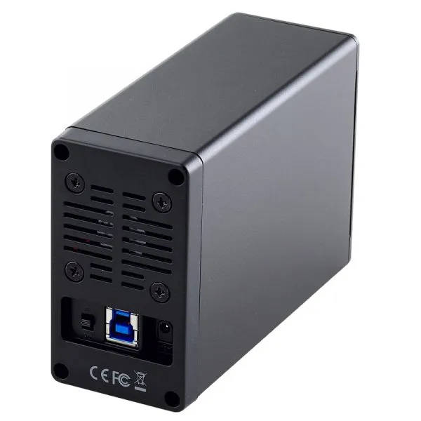 RCT 2.5'' 2-Bay RAID SATA3 to USB 3.0 Enclosure