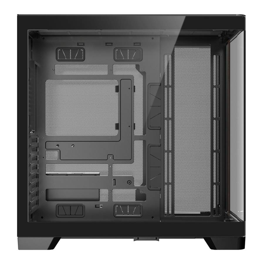 Antec C8 Curved Wood E-ATX | ATX | Micro-ATX | ITX Dual Chamber Gaming Chassis - Black