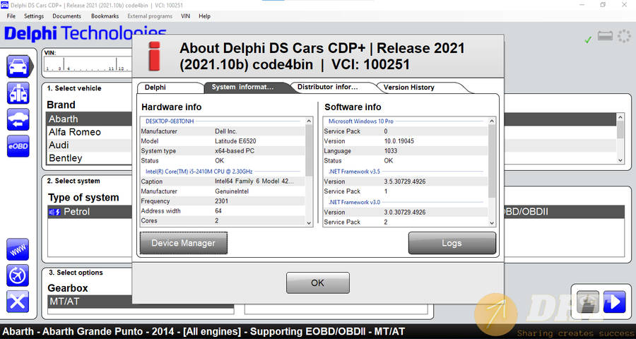 DELPHI 2021.10B CARS + TRUCKS SOFTWARE DISC