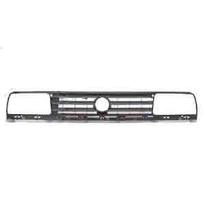 Volkswagen JETTA MK2 88-90 GRILLE 3 BAR MAT-BLK
