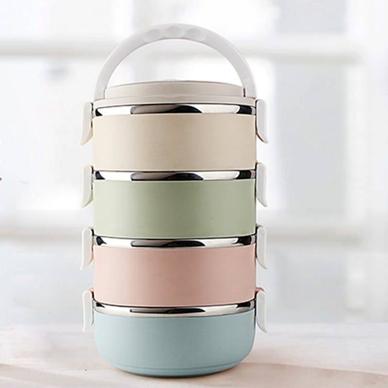 4 Layer Stainless Steel Lunch Box
