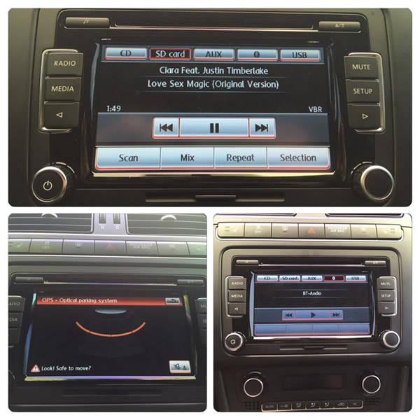 VW OEM Double Din RCD510