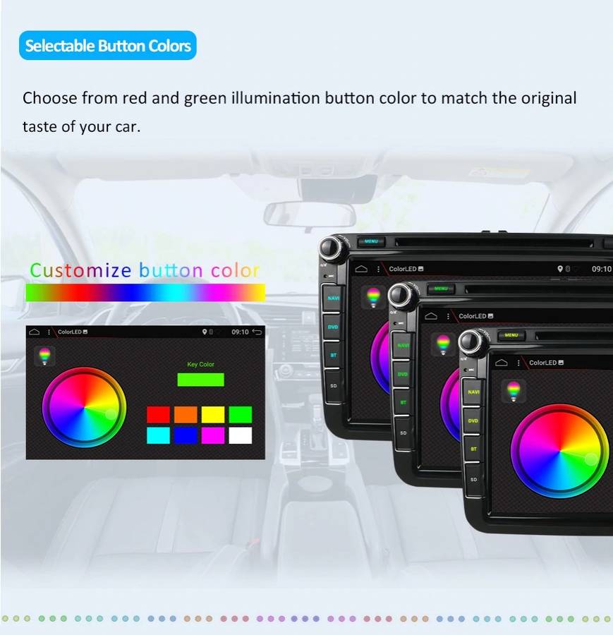 VW 8Inch Android OEM-Replacement Head Unit