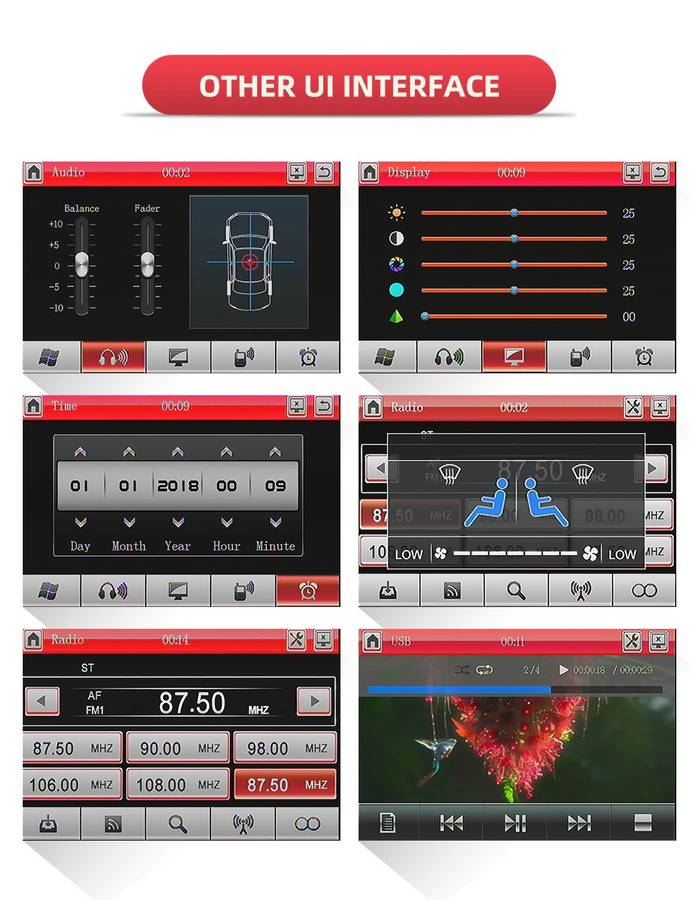 7inch MP5 OEM-Replacement head unit