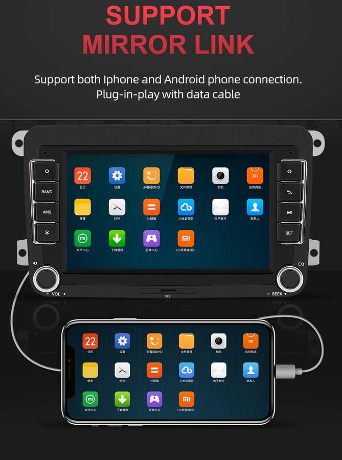 7inch MP5 OEM-Replacement head unit